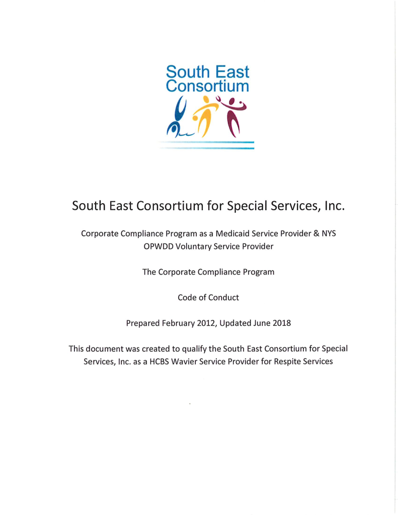 Corporate Compliance Program Code of Conduct-1 copy
