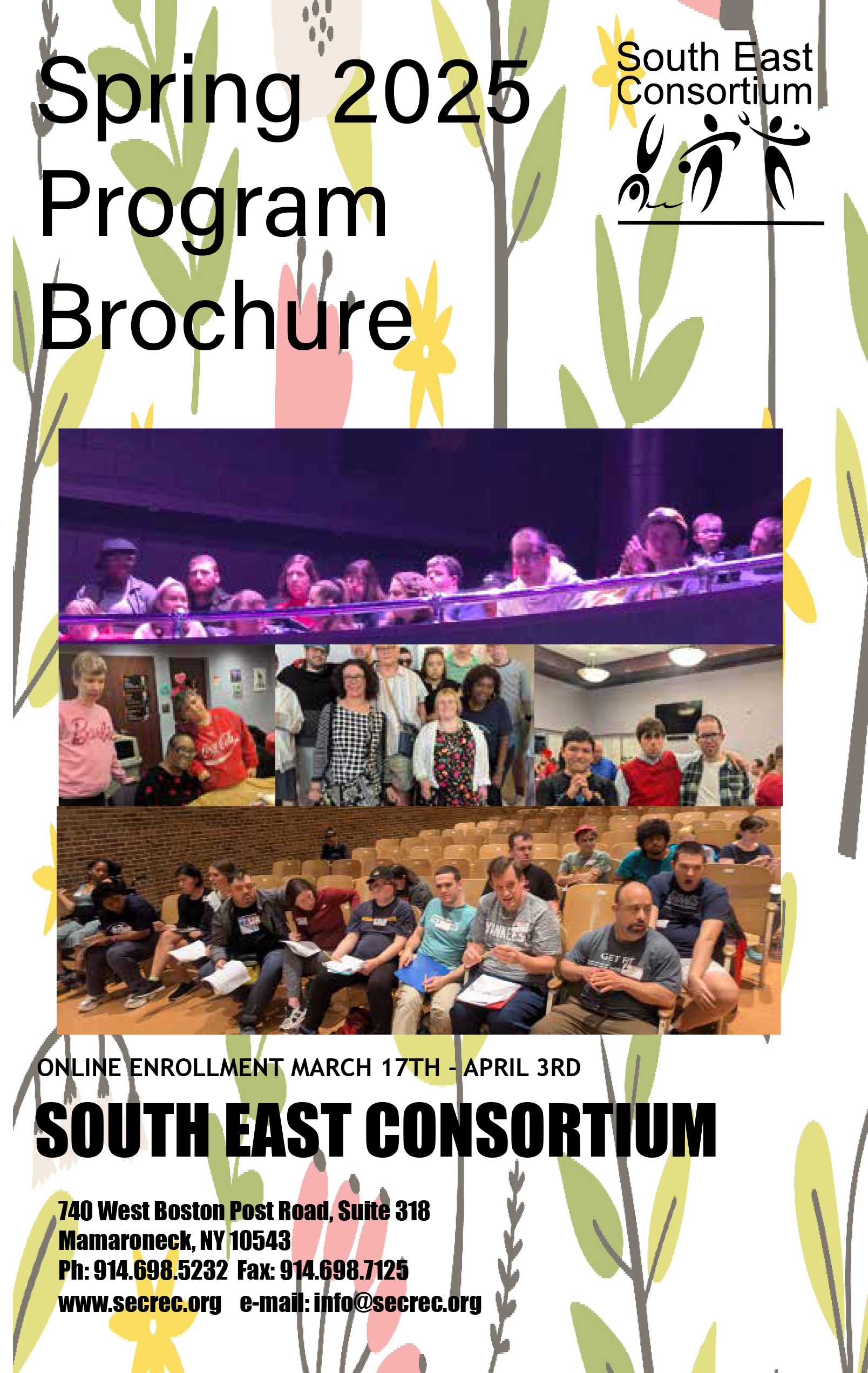 SPRING 2025 PROGRAM BROCHURE cover